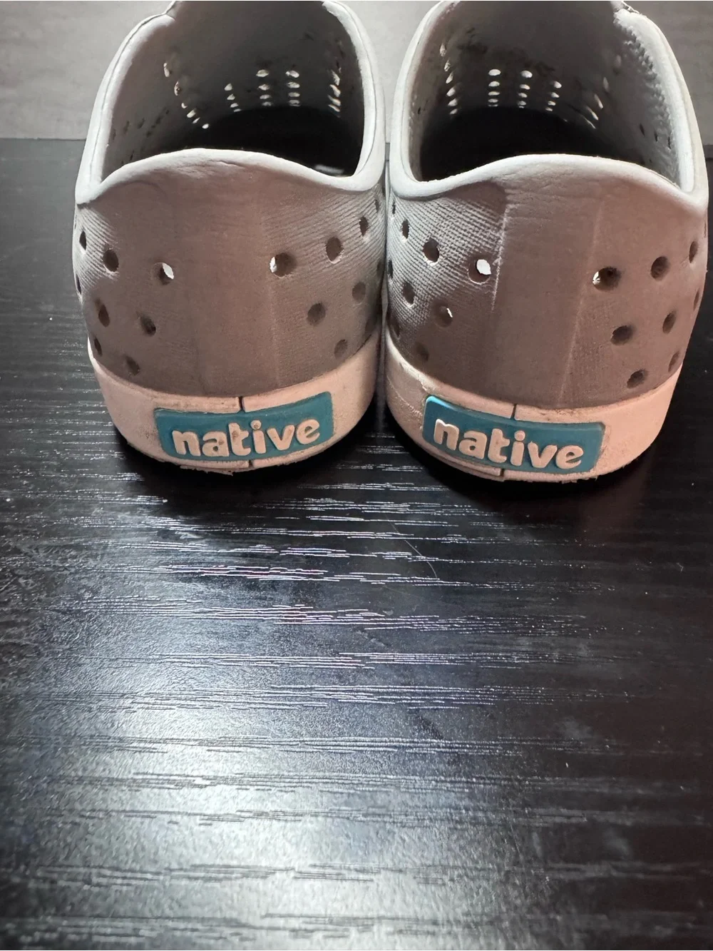Native Slip-On Loafers — Light Gray
